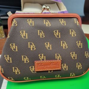 Dooney & Bourke Gretta Large Framed Purse Brown Tmoro